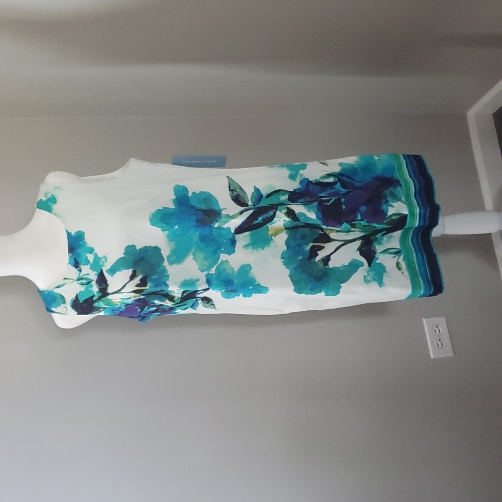 London Times sleeveless dress